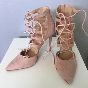 Charlotte Russe Lace-up Heels